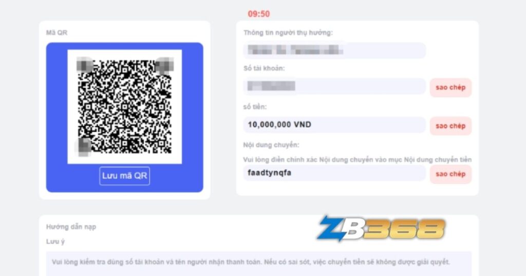 4 Cách Nạp Tiền ZB368 Chơi Lô Đề (Ngân Hàng, Momo, ZaloPay)